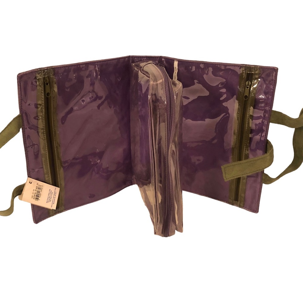 Lavender and Green Toiletries Travel Case - Picture 9 of 14